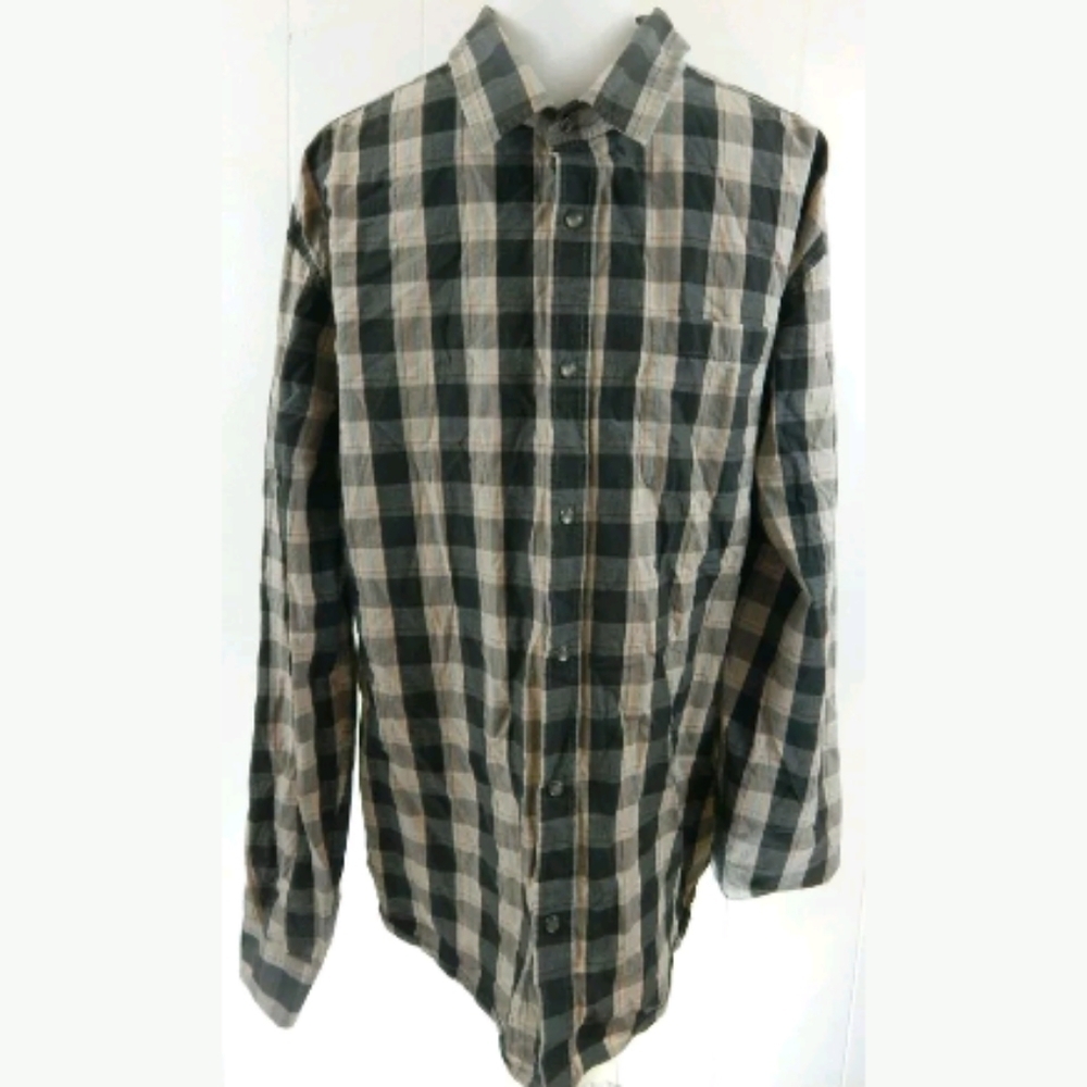 Prana Men's Organic Cotton Plaid Shirt